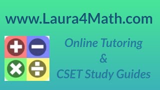 CSET Multisubject Subtest II 2 Math Official Practice Test 28 [upl. by Danit]