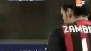 Goal Zambrotta  Milan Vs Lazio  21 [upl. by Andrien]