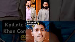 Kapil sharma show comedy video 😃😃  ntr  Saif Ali Khan  kapil with devra movie team  viralvideo [upl. by Rona6]