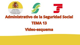 TEMA 13 Admvo de la Seguridad Social [upl. by Julina708]