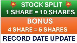 💥 1 share  10 shares 💥 stock split 💥 bonus 💥 Aurangabad distillery Ltd  heg Ltd  sacheta metals [upl. by Pachton]