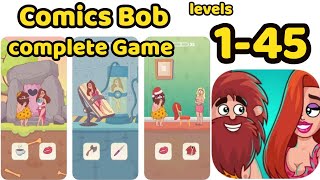 Comics Bob Game All Levels 145 Gameplay Walkthrough Review  IOS  Android [upl. by Nimaj]