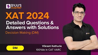 XAT 2024 Decision Making Answer Key  Detailed XAT 2024 Question Paper with Solution xat2024exam [upl. by Saire895]