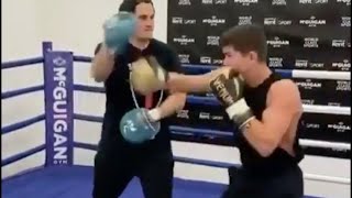 Luke Campbell Training For Ryan Garcia [upl. by Bertolde]