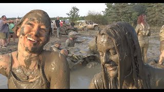 GIRLS  MUD IS FUN  TALL PINES FARM FEST PT 12 [upl. by Lenno359]