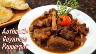 Guyanese Pepperpot  Step By Step Traditional Recipe Episode 153 [upl. by Leopoldine]