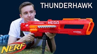 Nerf Mega Thunderhawk die größte Nerf  MagicBiber deutsch [upl. by Gerg909]