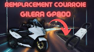 GILERA GP 800  SRV 850 Comment changer la courroie de transmission et Galets [upl. by Aissyla]