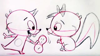 How to Draw Cartoon Animals  For Beginners [upl. by Ogilvie334]