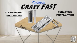 LIVE Ultra Speedy Ultra Capacity Ultra Cooling  ORICO 40Gbps M2 NVMe SSD Enclosure [upl. by Aisyram]