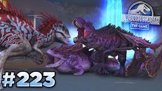 FIGHTING ALL BOSSES  Jurassic World  The Game  Ep223 HD [upl. by Ocnarf]