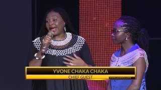 Kansiime Anne and Yvonne ChakaChaka on iamkansiime stage Kansiime Anne African comedy [upl. by Bronwyn]