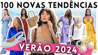 🔴100 NOVAS TENDÊNCIAS DA MODA VERÃO 2024 QUE VÃO BOMBAR [upl. by Balfore]