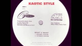 Kaotic Style  What U Want 1996 [upl. by Aicargatla]