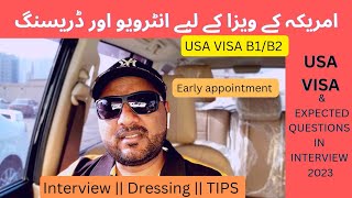 USA VISA INTERVIEW AND DRESSING  VISA APPLICATION FORM D160 GUIDELINE [upl. by Eelatan]