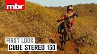 Cube Stereo 150  First Look  Mountain Bike Rider [upl. by Noirred]