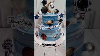 Space theme cake by cakes94 cake spacethemecake [upl. by Tebazile]