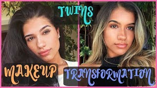 MAKEUP TRANSFORMATION  MianTwins [upl. by Noleta]