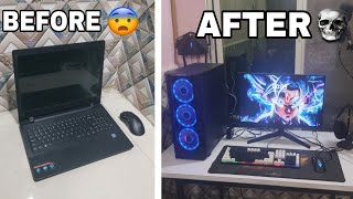 Transforming My GAMEING SETUP Into My DREAM SETUP  1 lakh 😨💀 [upl. by Lledor744]