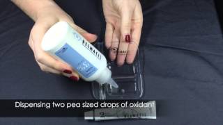 Belmacil lash and brow tinting  using the correct amount of oxidant [upl. by Aytak]