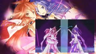 Senhime Zesshou Symphogear  Zwei WingFancover Duet with NyaaFandubYlva [upl. by Barbour]