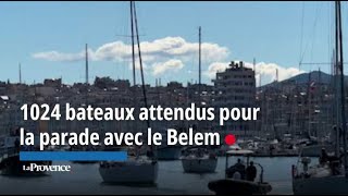 1024 bateaux attendus pour parader avec le Belem [upl. by Noryk]