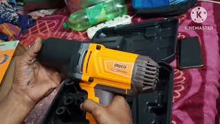 Ingco Impact Wrench 2300rpm  550NM 12 Square Drive Electric Impact Wrench automsallinone3193 [upl. by Mroz50]