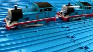 【プラレール】トーマス×3 TOMAS×3 プラレール じこはおこるさMP4 [upl. by Nosrak220]