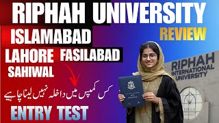 Riphah international University Islamabad Review  RIU Lahore  All Campuses  Admission Guidance [upl. by Rida]