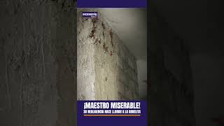 ¡Llora de impotencia 😭 al ver lo que le hizo el maestro de obra 🤬 llorar triste estafa casa [upl. by Nahte]