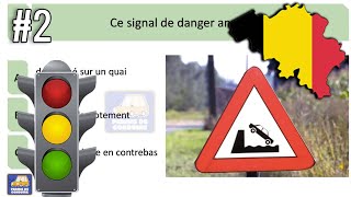 permis de conduire théorique Belgique 2023 ✅ 50 Questions  examen code de la route test BE 2 [upl. by Eciruam723]