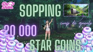 je me ruine  shopping 20 000 star coins  achat de 6 chevaux star stable [upl. by Salvatore]