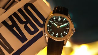 PATEK PHILIPPE AQUANAUT DATE 5167A001 UNBOXING [upl. by Law]