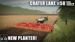 Planting Barley With The New Planter  Crater Lake 58 Farming Simulator 19 Timelapse [upl. by Ociral]