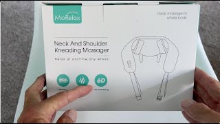 Unboxing the Neck and Shoulder Kneading Massager [upl. by Teiluj582]