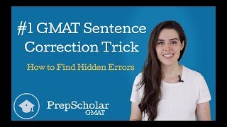 How to Find Hidden Errors in GMAT Sentence Correction My 1 Trick [upl. by Nivlad]