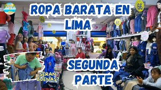 ROPA BARATA en LIMA  ROPA BARATA PERÚ  Segunda parte del recorrido 😦 [upl. by Laurene408]