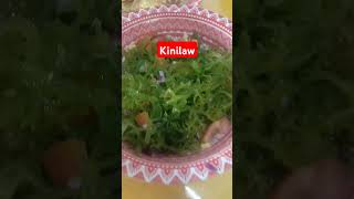 KINILAW seafood buhayprobinsyana lamangdagat seaweeds saree yummy [upl. by Opaline]