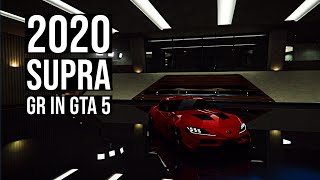 2020 TOYOTA SUPRA GR IN GTA 5  Showcase and how to install the 2020 Supra in GTA 5  PC MOD [upl. by Frieder630]