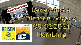 REISEN und CARAVANING Messe Hamburg Unser einfacher Messerundgang wohnmobil caravan Reisen [upl. by Cher406]