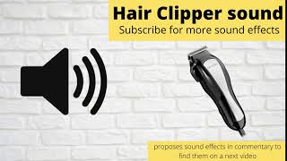 FREE Hair Clipper Sound Effect [upl. by Lamiv398]