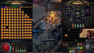 Path of Exile Delve  Fossil Crafting SSFHC [upl. by Eirolam657]