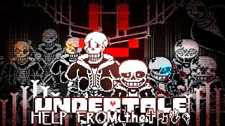 Undertale Help From the Void  All Phases  Mercy Ending [upl. by Adallard]