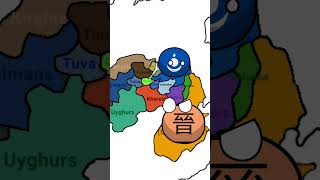 Mongol Empire ERA Speedrun countryballs history animation meme nutshell alightmotion mongol [upl. by Ellehsat]