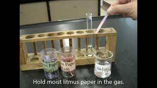 Testing for gas sulphur dioxide gas [upl. by Jaclin755]