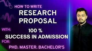 4 important steps🤞How to write a RESEARCH PROPOSAL l Research proposal methodology [upl. by Namaj]