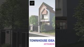 House Design Townhouse Facade Design Idea New house design 2024MytharchiShorts [upl. by Cesar461]