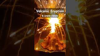 Volcanic Eruption experiment  diwalispecial  chemistry [upl. by Klapp]