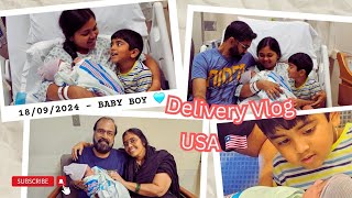 കുഞ്ഞുവാവ വന്നുട്ടോ 🥰👶🧿 Our little Prince🩵  Delivery Vlog Part2  Why VBAC failed malayalamusa [upl. by Zita920]