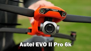 Autel EVO II Pro 6K Review  Flight Footage [upl. by Tarsuss631]